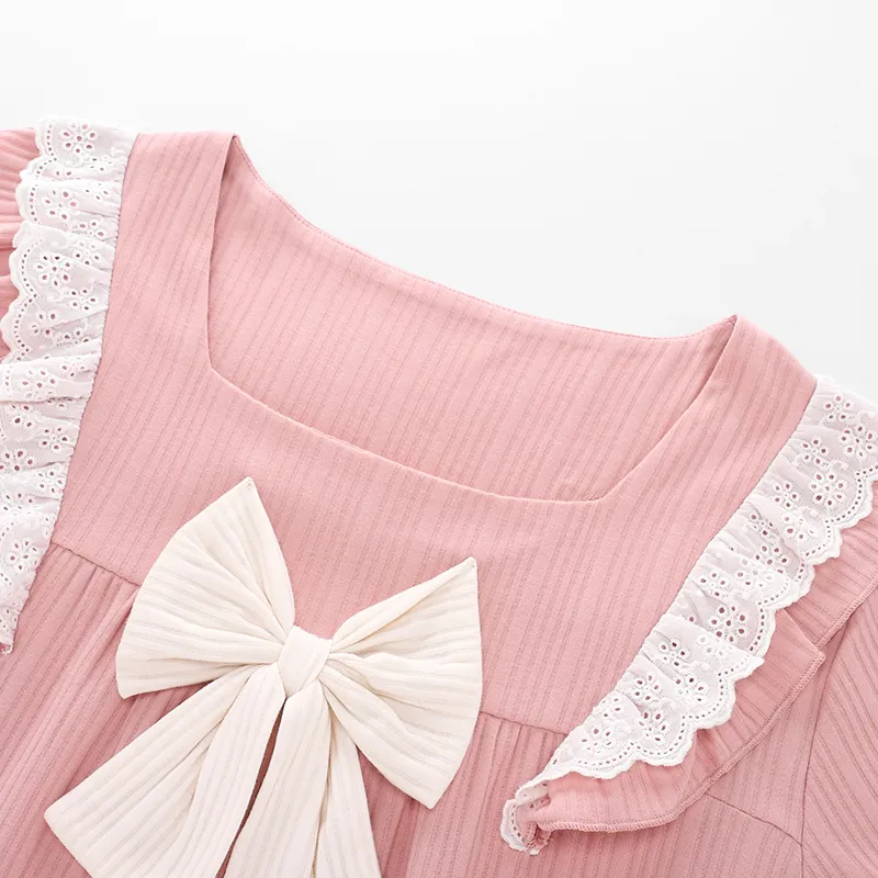 MIIOW Pajama Set Women's Light Pink-2