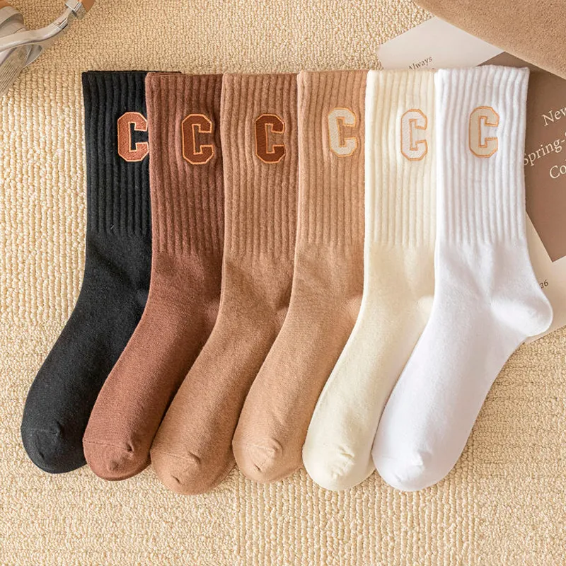 MIIOW Mid Calf Socks Unisex 5 Pack-33