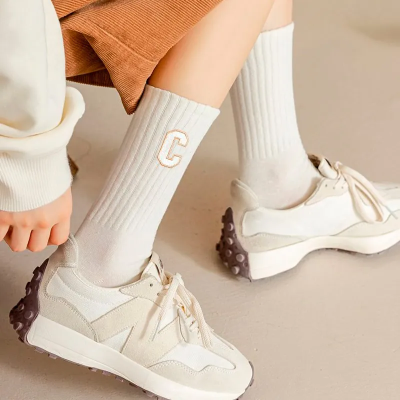 MIIOW Mid Calf Socks Unisex 5 Pack-39