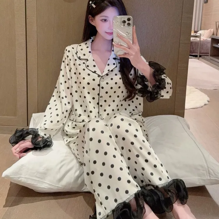 MIIOW Pajama Set Women's Polka Dot-2