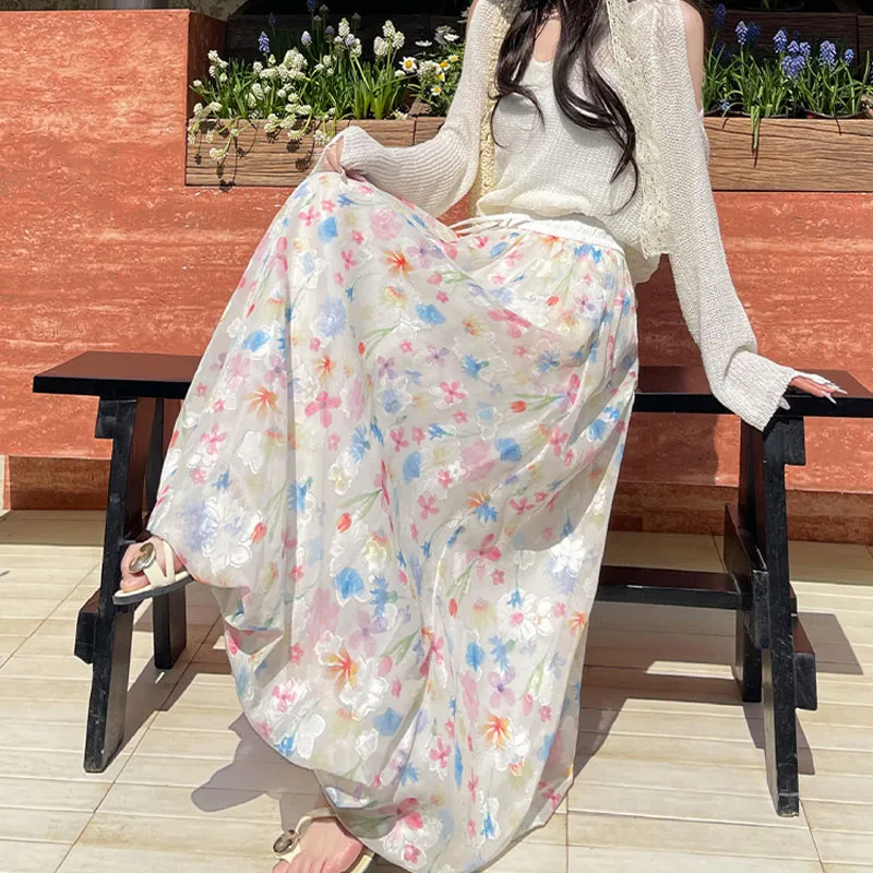 MIIOW Casual Long Skirt Women's-3
