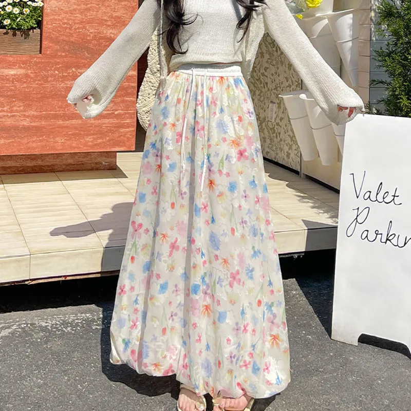 MIIOW Casual Long Skirt Women's-1