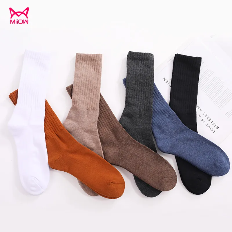 MIIOW Knee High Socks Men's 5 Pack-3