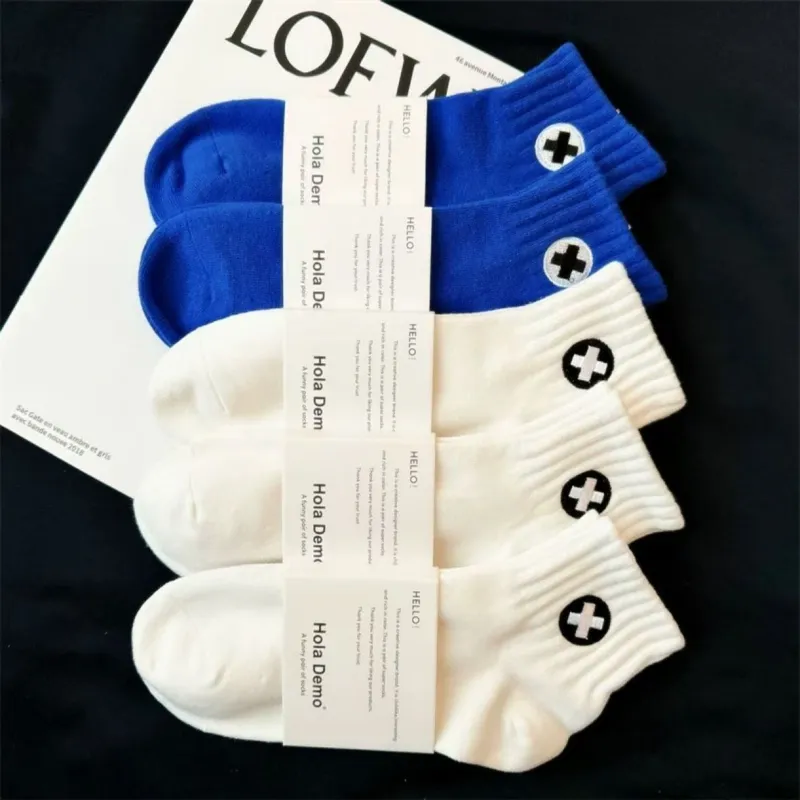 MIIOW Mid Calf Socks Unisex 5 Pack-2
