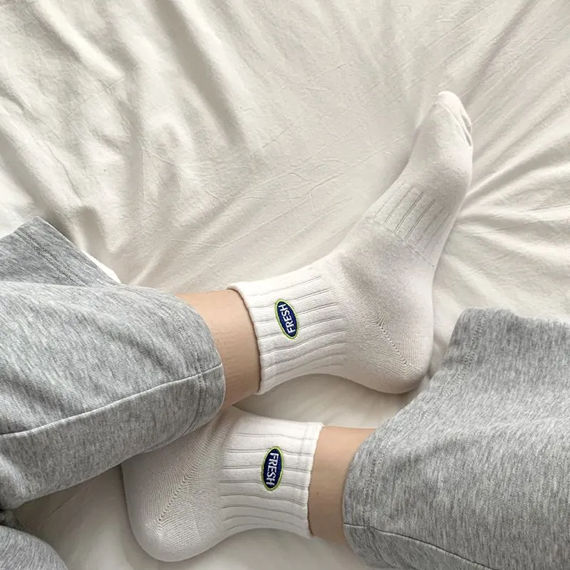 MIIOW Mid Calf Socks Unisex 5 Pack-4