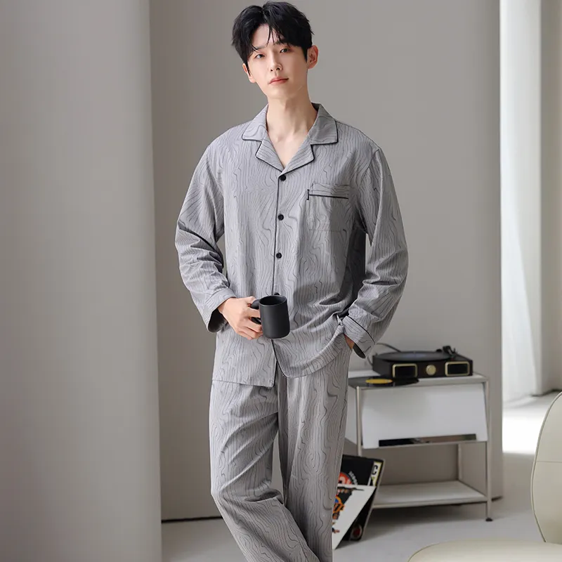 MIIOW Men Pajama Sets-4