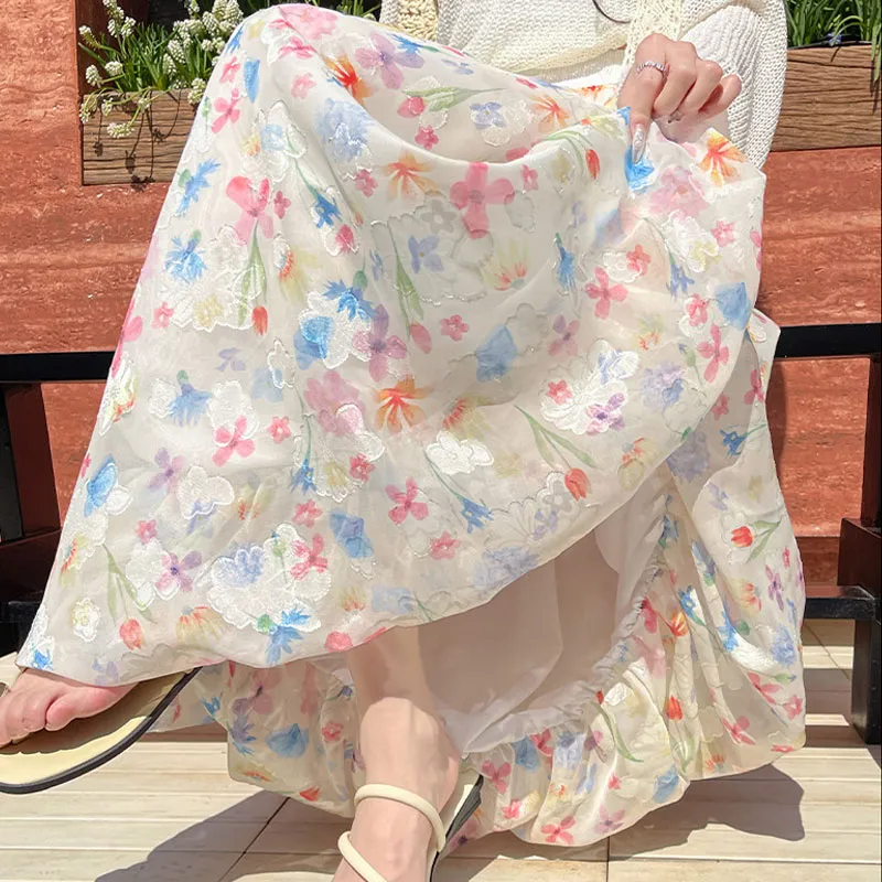 MIIOW Casual Long Skirt Women's-4