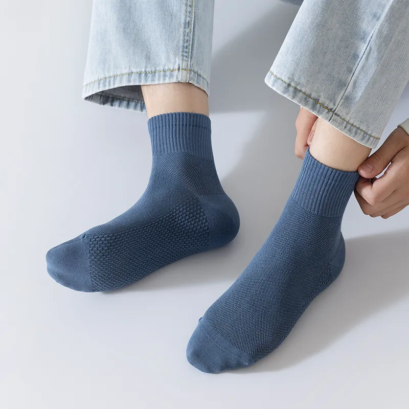 MIIOW Mid Calf Socks Men's Pack Of 5-2