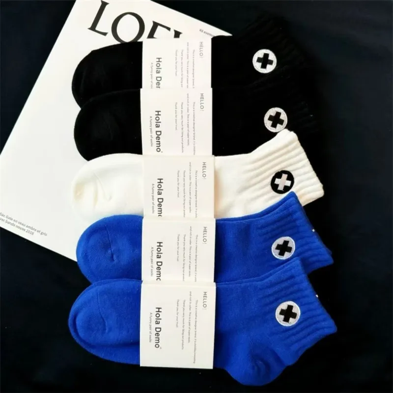 MIIOW Mid Calf Socks Unisex 5 Pack-19