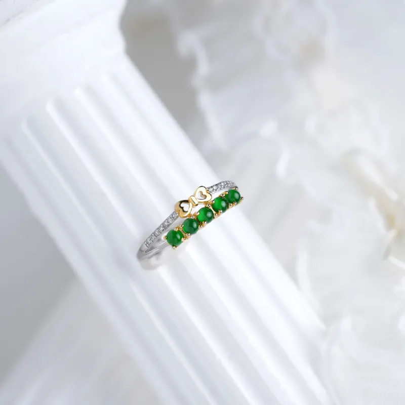 Clear Snow Ice Glutinous Rings Women's-7