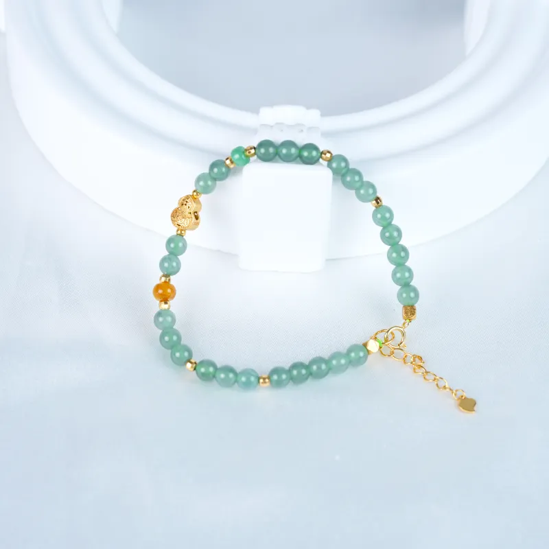 Clear Snow Ice Glutinous Bracelets Unisex-6