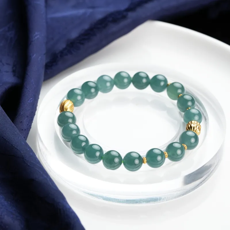 Clear Snow Ice Glutinous Bracelets Unisex-3