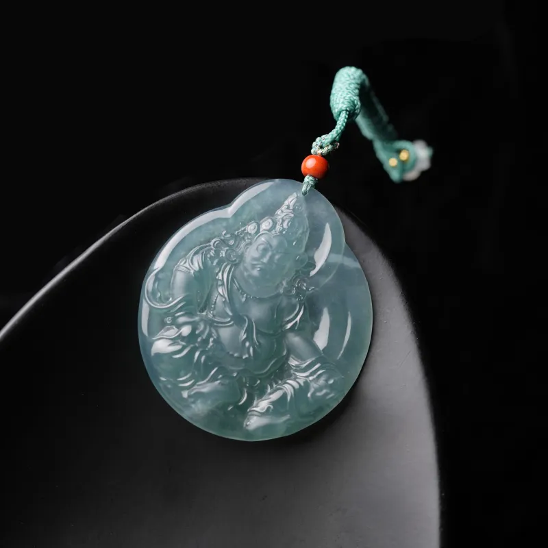 Clear Snow Ice Glutinous Necklaces Unisex-6