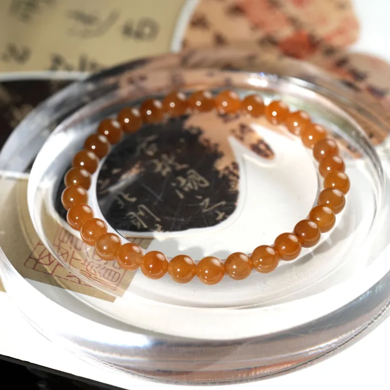 Clear Snow Hetian Jade Bracelets Sugar Jade Unisex-5
