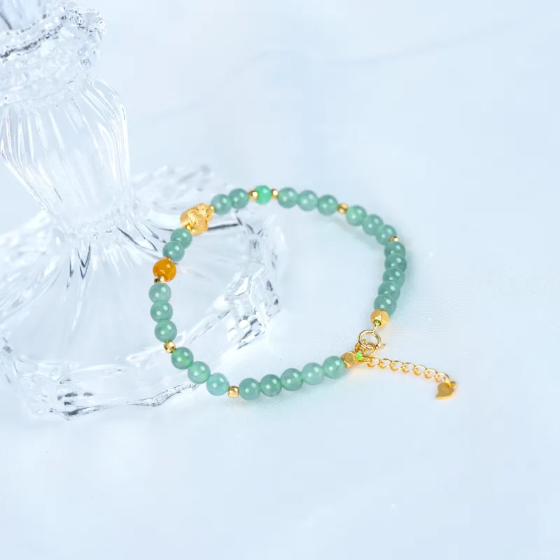 Clear Snow Ice Glutinous Bracelets Unisex-2