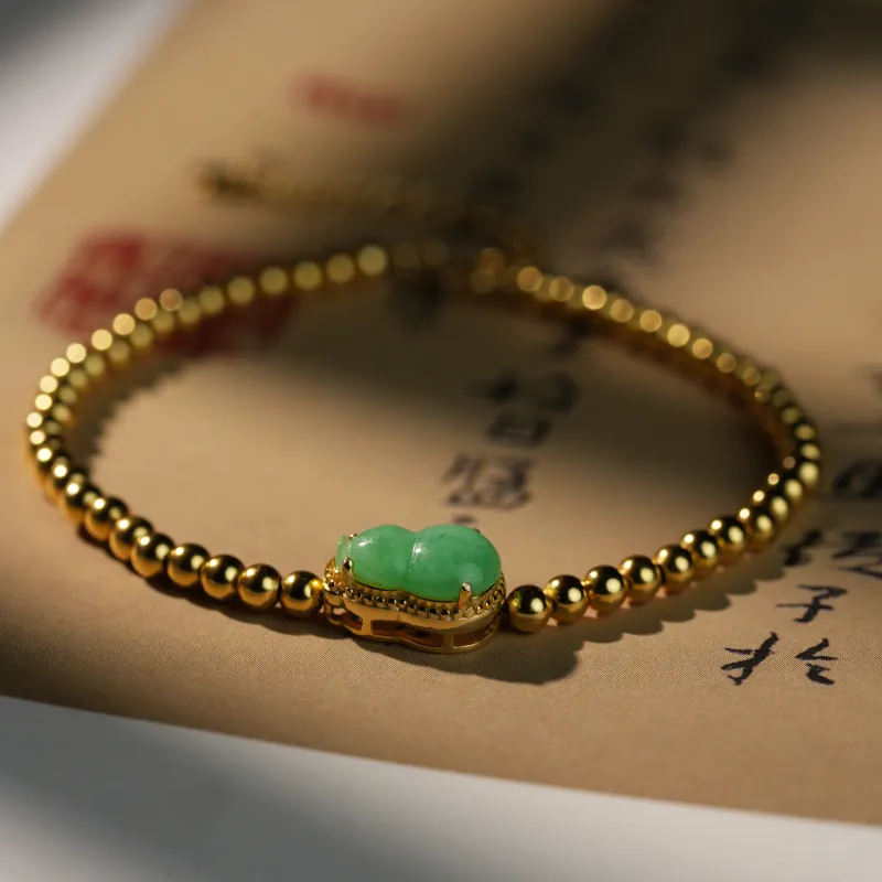 Clear Snow Glutinous Jade Jadeite Bracelets Unisex-2