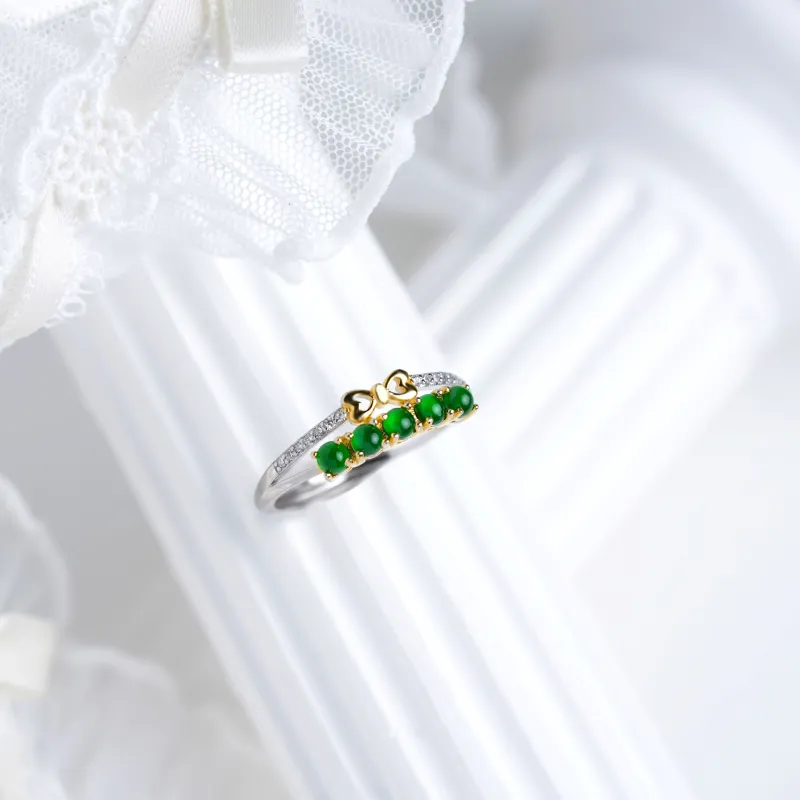 Clear Snow Ice Glutinous Rings Women's-6