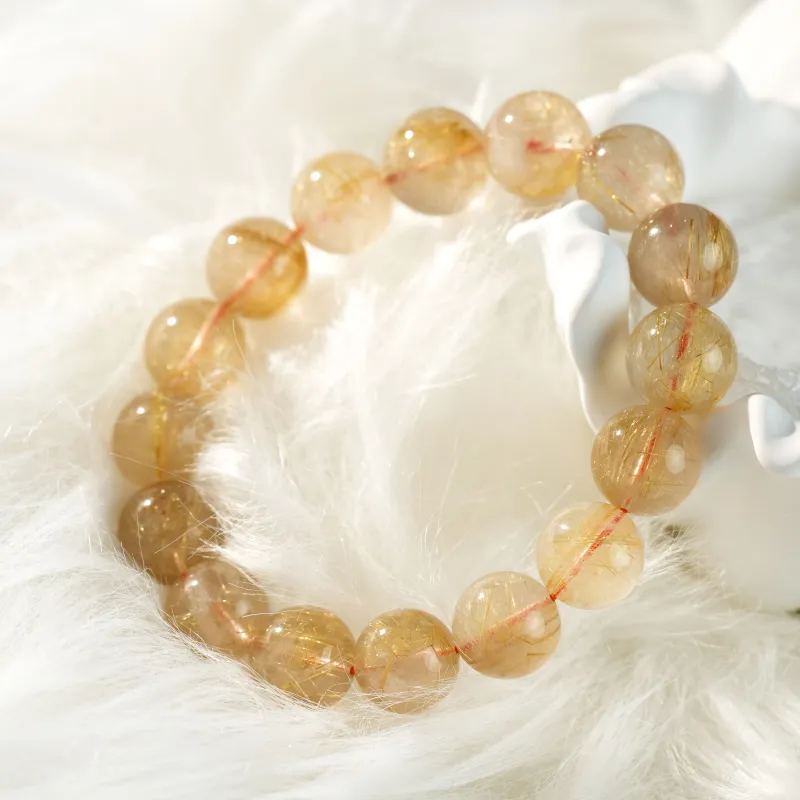 Clear Snow Crystal Jade Bracelets Unisex-1