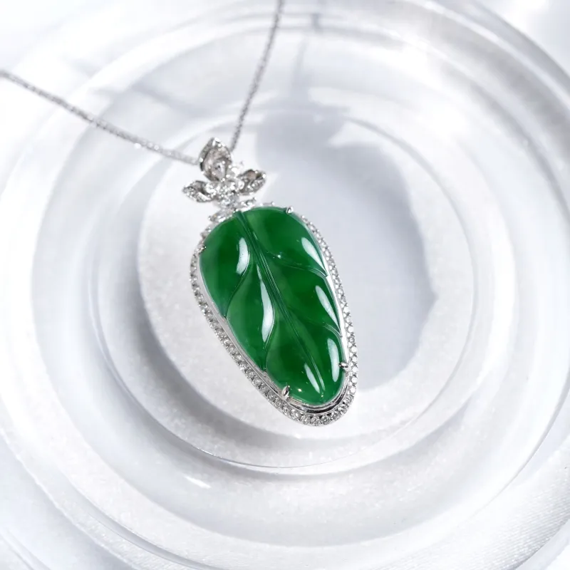 Clear Snow Ice Type Necklaces Unisex-4