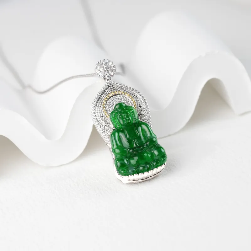 Clear Snow Ice Glutinous Necklaces Unisex-3