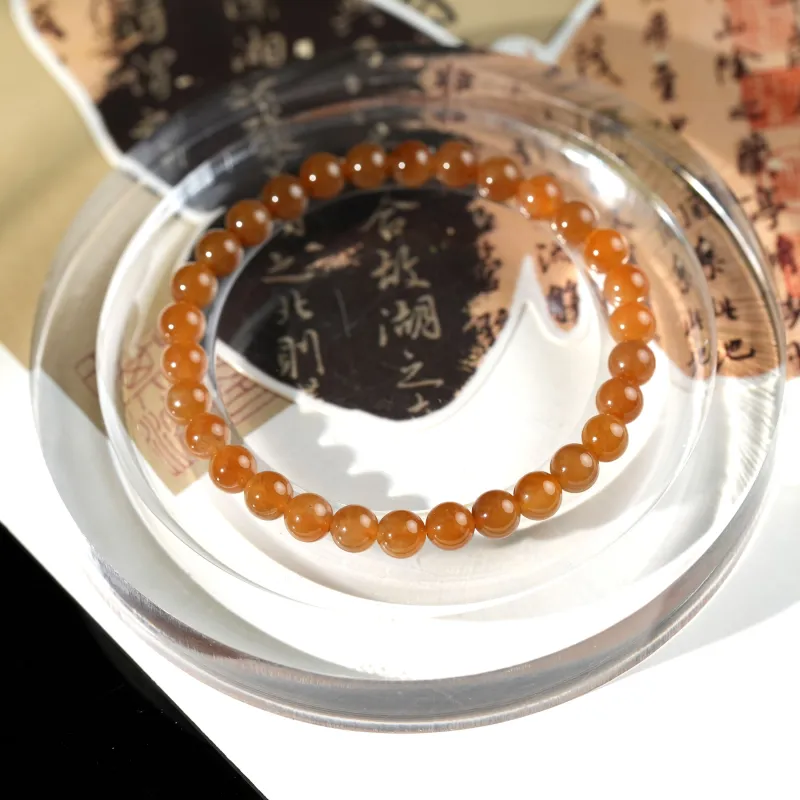 Clear Snow Hetian Jade Bracelets Sugar Jade Unisex-4