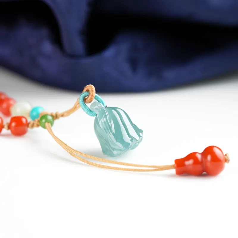 Clear Snow Southern Red Agate Bracelets Unisex-4