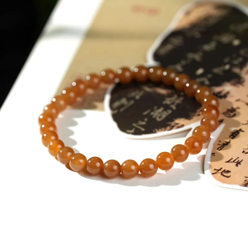 Clear Snow Hetian Jade Bracelets Sugar Jade Unisex-2