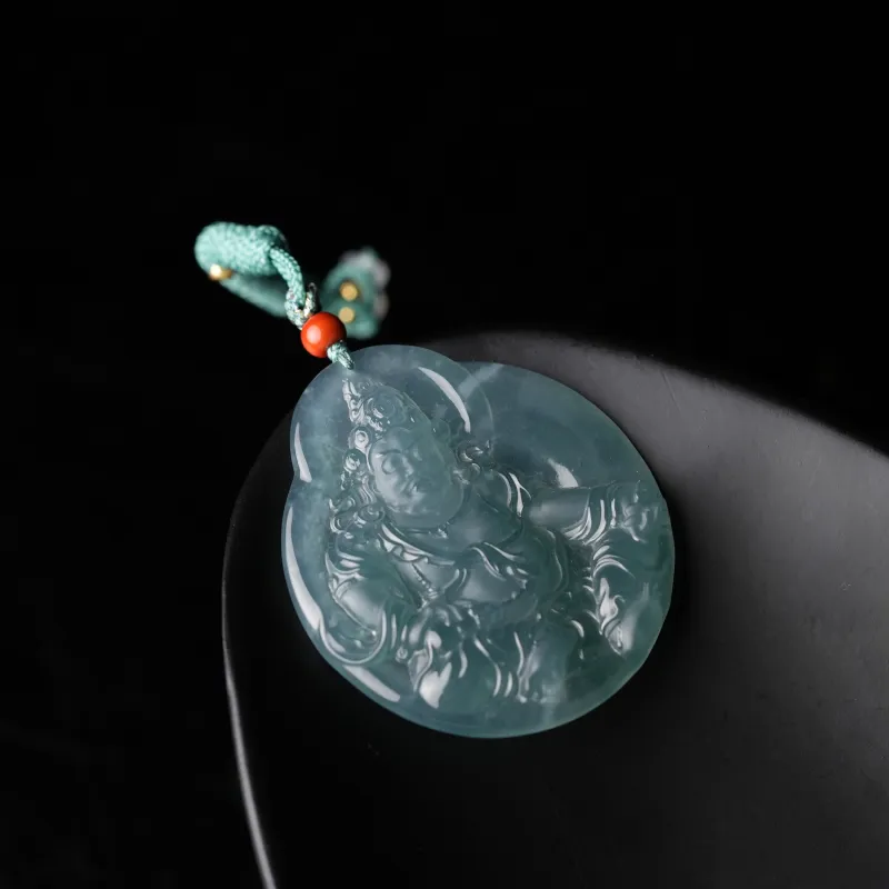 Clear Snow Ice Glutinous Necklaces Unisex-7