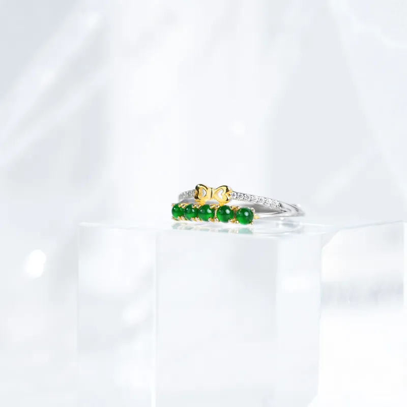 Clear Snow Ice Glutinous Rings Women's-2