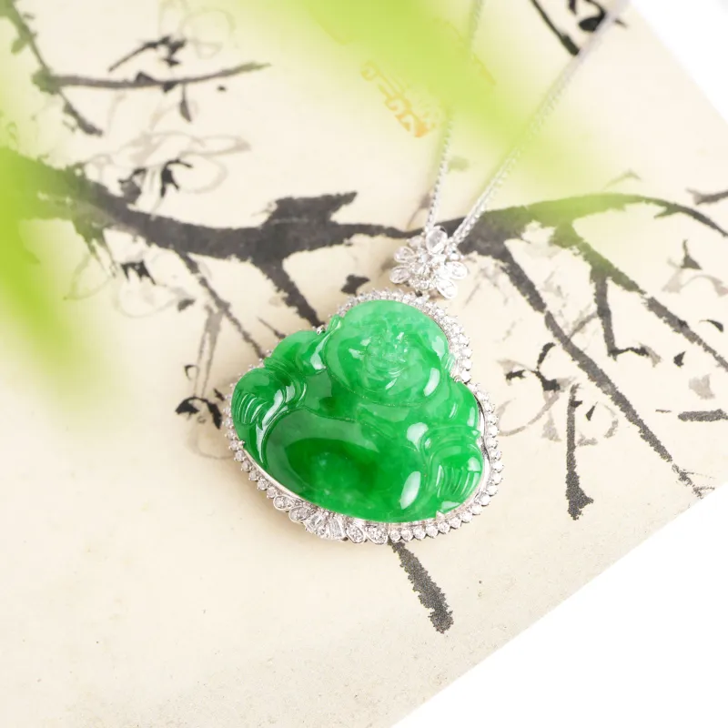 Clear Snow Ice Glutinous Necklaces Unisex-4
