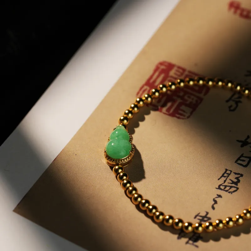 Clear Snow Glutinous Jade Jadeite Bracelets Unisex-3
