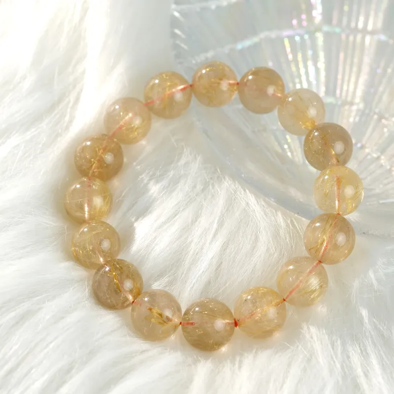 Clear Snow Crystal Jade Bracelets Unisex-5