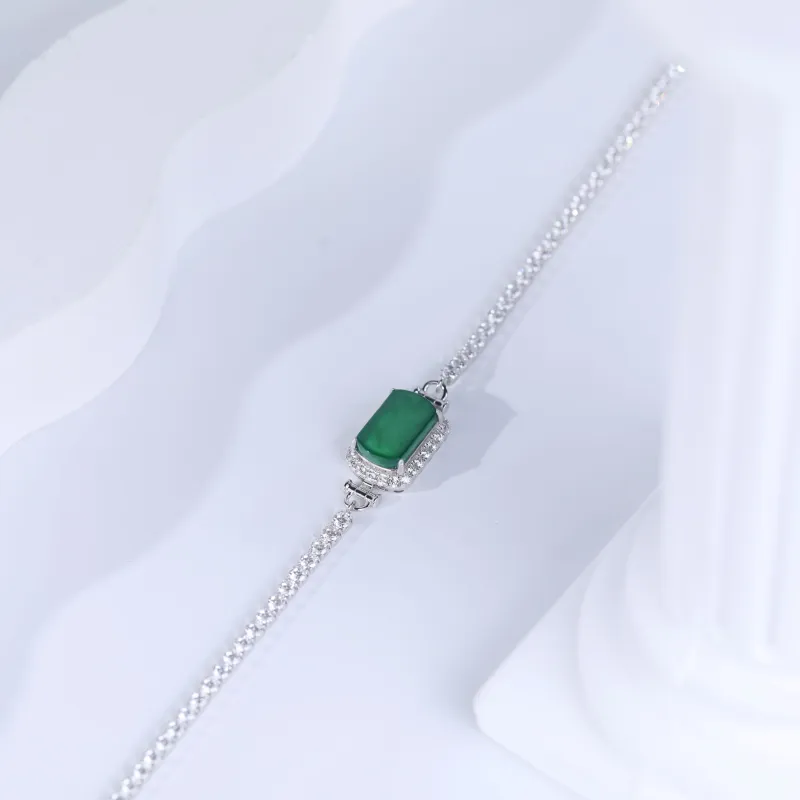 Clear Snow Ice Type Bracelets Unisex-7