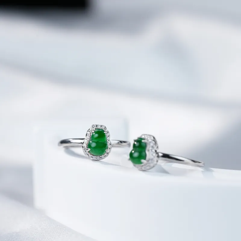 Clear Snow Ice Glutinous Rings Women's-1