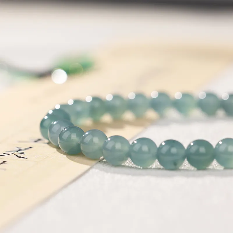 Clear Snow Ice Glutinous Bracelets Unisex-2