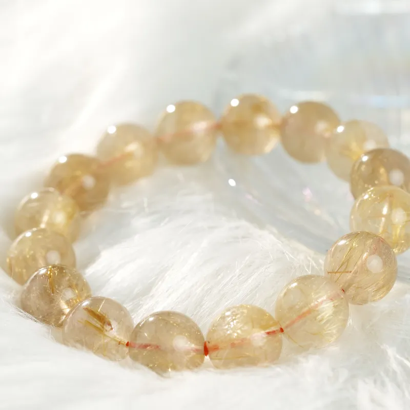 Clear Snow Crystal Jade Bracelets Unisex-4