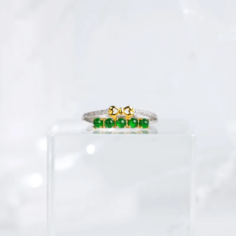 Clear Snow Ice Glutinous Rings Women's-1