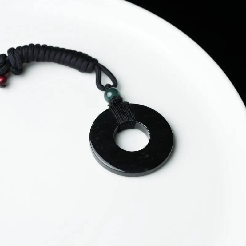 Clear Snow Glutinous Jade Jadeite Necklaces Unisex-2