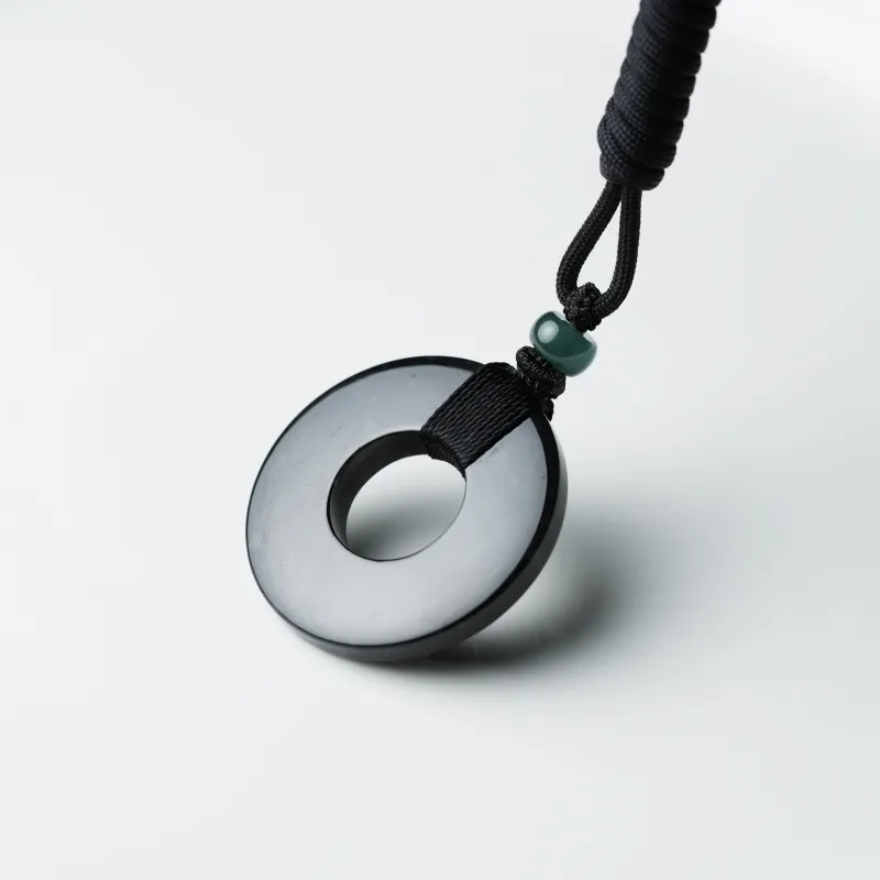 Clear Snow Glutinous Jade Jadeite Necklaces Unisex-5