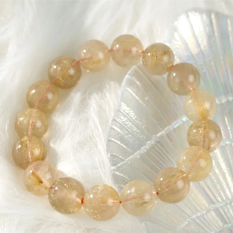 Clear Snow Crystal Jade Bracelets Unisex-3