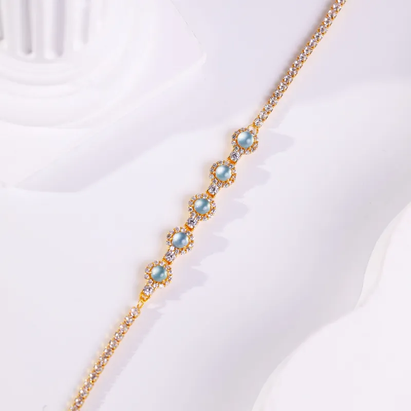 Clear Snow Ice Glutinous Jadeite Bracelets Women's-2
