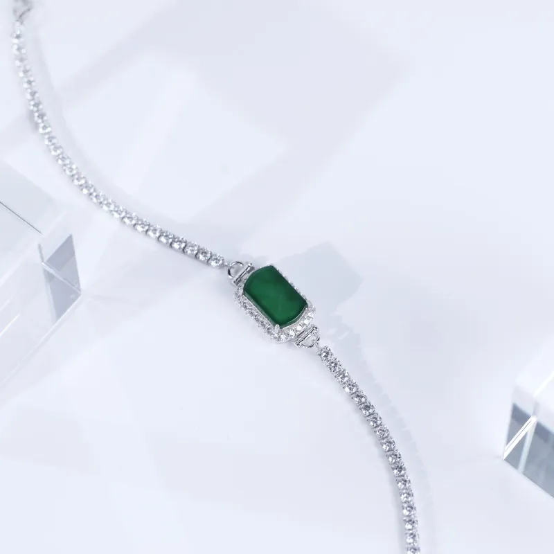 Clear Snow Ice Type Bracelets Unisex-2