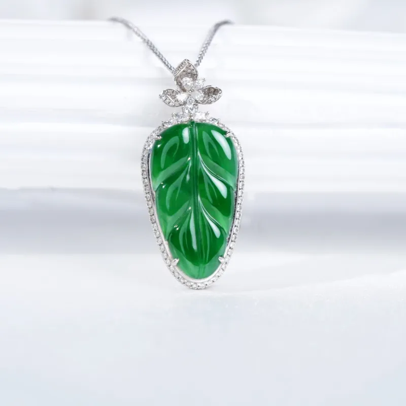 Clear Snow Ice Type Necklaces Unisex-3
