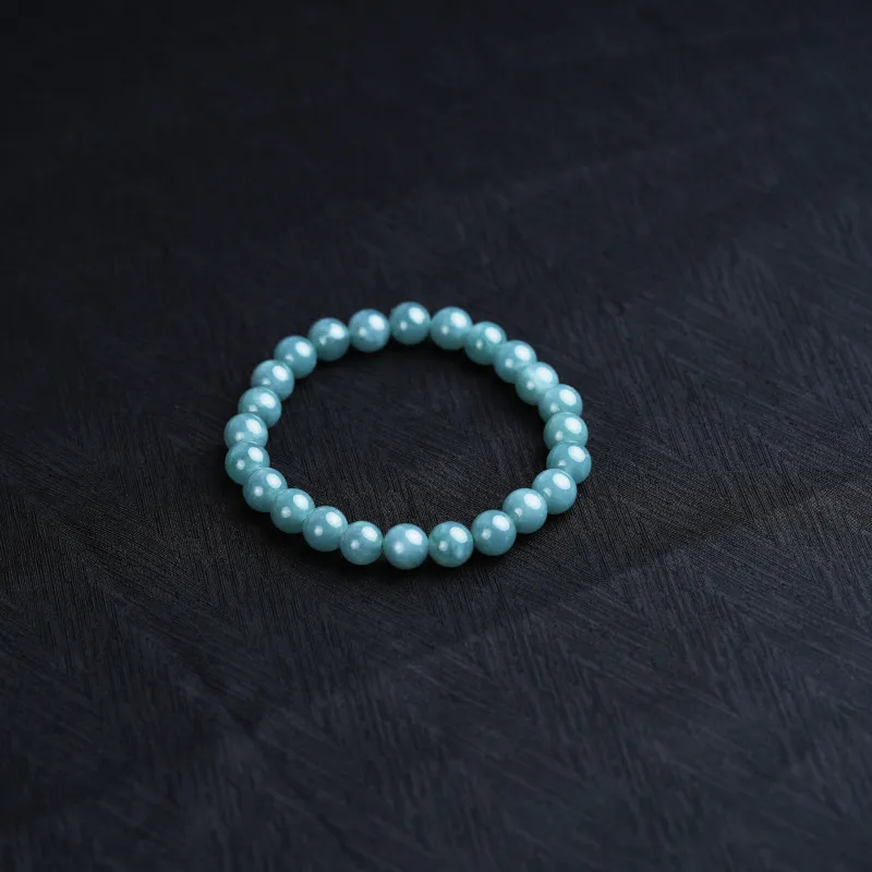 Clear Snow Glutinous Jade Jadeite Bracelets Unisex-1