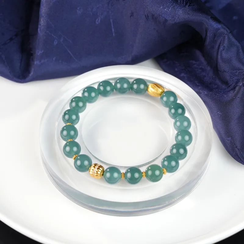 Clear Snow Ice Glutinous Bracelets Unisex-2