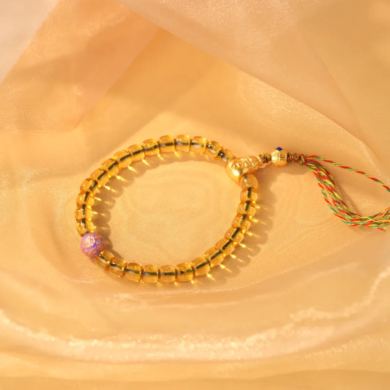 Clear Snow Amber Fine Jade Bracelets Unisex-2