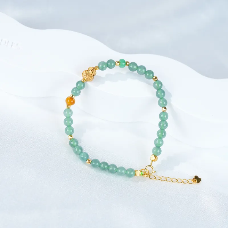 Clear Snow Ice Glutinous Bracelets Unisex-4