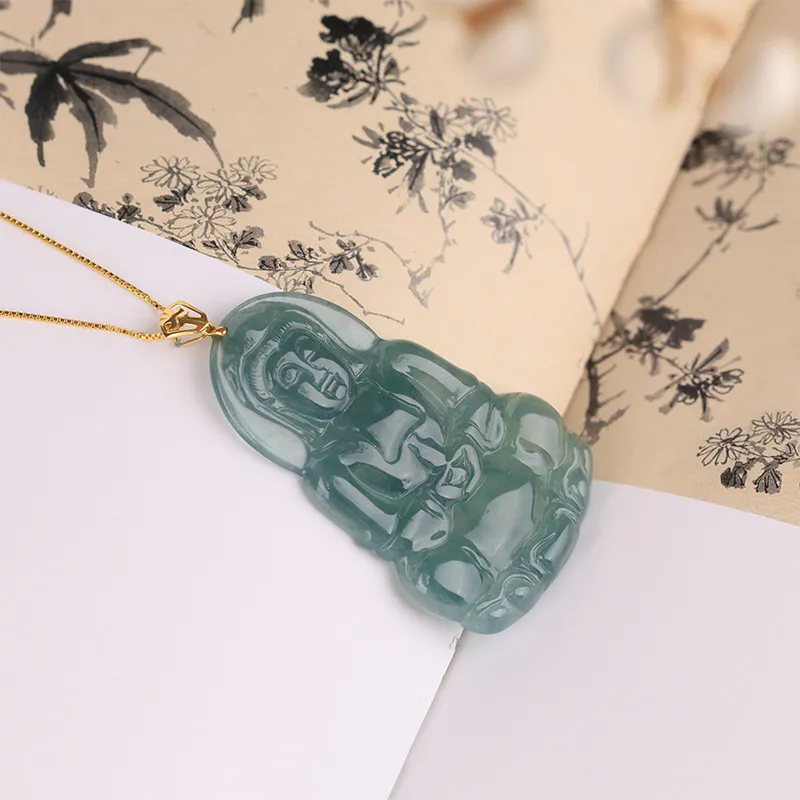 Clear Snow Ice Glutinous Necklaces Unisex-1