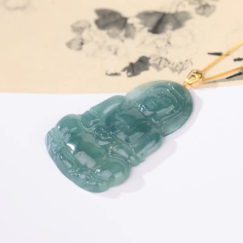 Clear Snow Ice Glutinous Necklaces Unisex-3