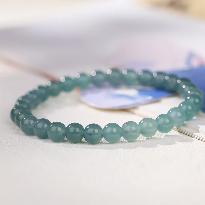 Clear Snow Ice Glutinous Bracelets Unisex-5